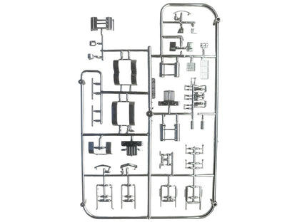 Chrome Plated Parts for Peterbilt 589 and Kenworth W990 Trucks 1/87 (HO) Plastic Model by HO Logistics-DiecastModeler.com