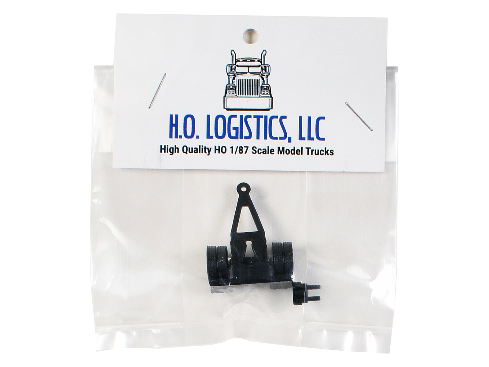Trailer Dolly Black Kit 1/87 (HO) Plastic Model Car by HO Logistics-DiecastModeler.com