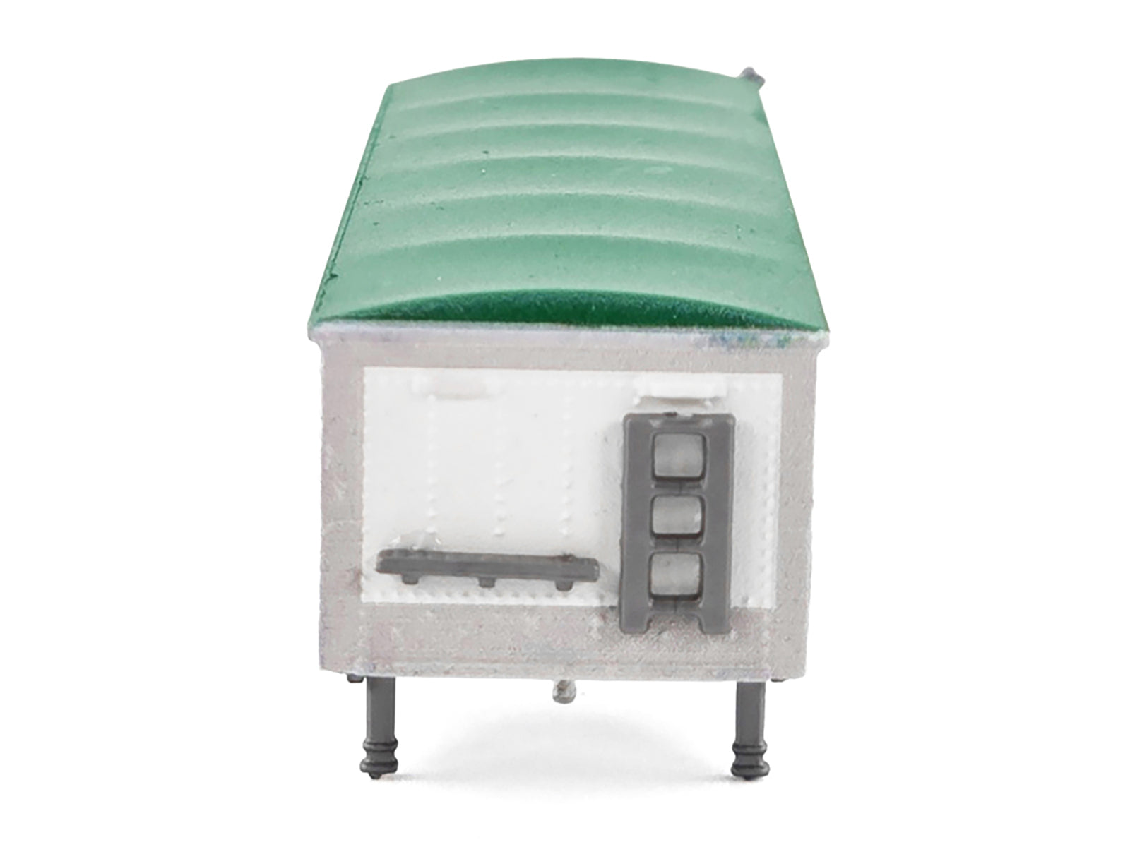 Covered Grain Trailer White with Green Tarp "Cargill" 1/87 (HO) Plastic Model Car by HO Logistics-DiecastModeler.com