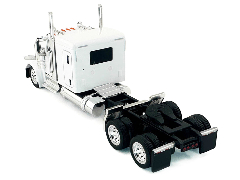 Peterbilt 589 Truck with 72 Inch Sleeper White 1/87 (HO) Plastic Model Car by HO Logistics