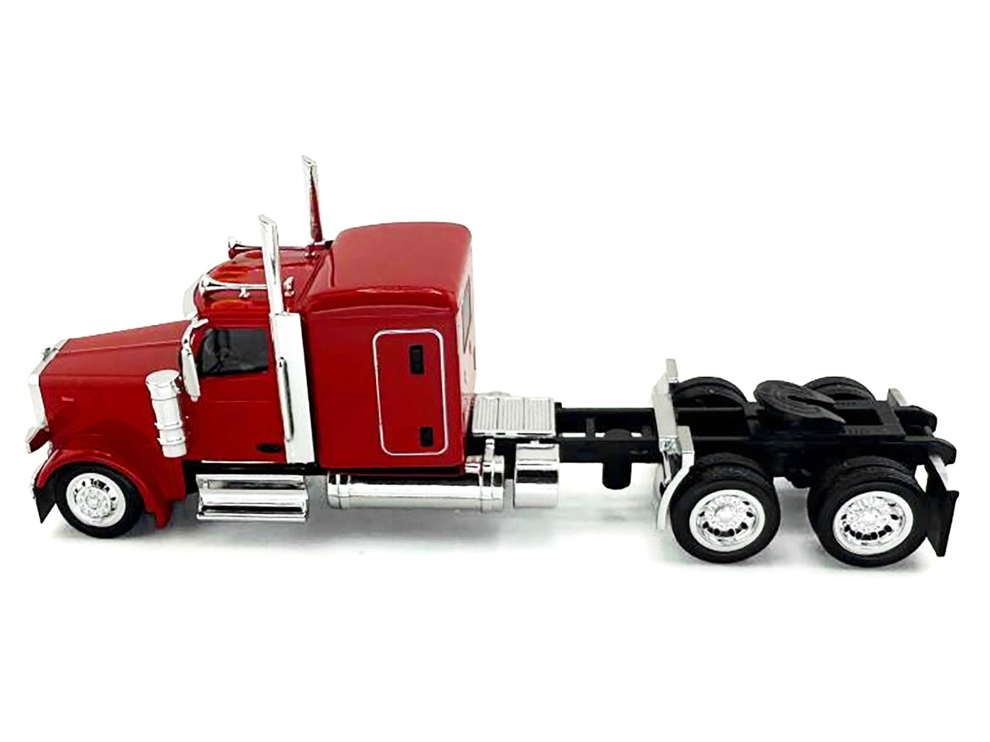 Peterbilt 589 Truck with 72 Inch Sleeper Red 1/87 (HO) Plastic Model Car by HO Logistics