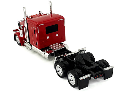 Peterbilt 589 Truck with 72 Inch Sleeper Red 1/87 (HO) Plastic Model Car by HO Logistics