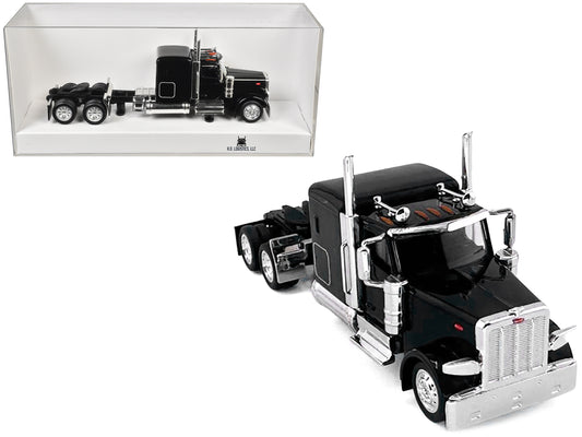 Peterbilt 589 Truck with 72 Inch Sleeper Black 1/87 (HO) Plastic Model Car by HO Logistics