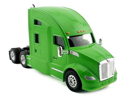 Kenworth T680 Sleeper Cab Lime Green 1/87 (HO) Plastic Model Car by HO Logistics