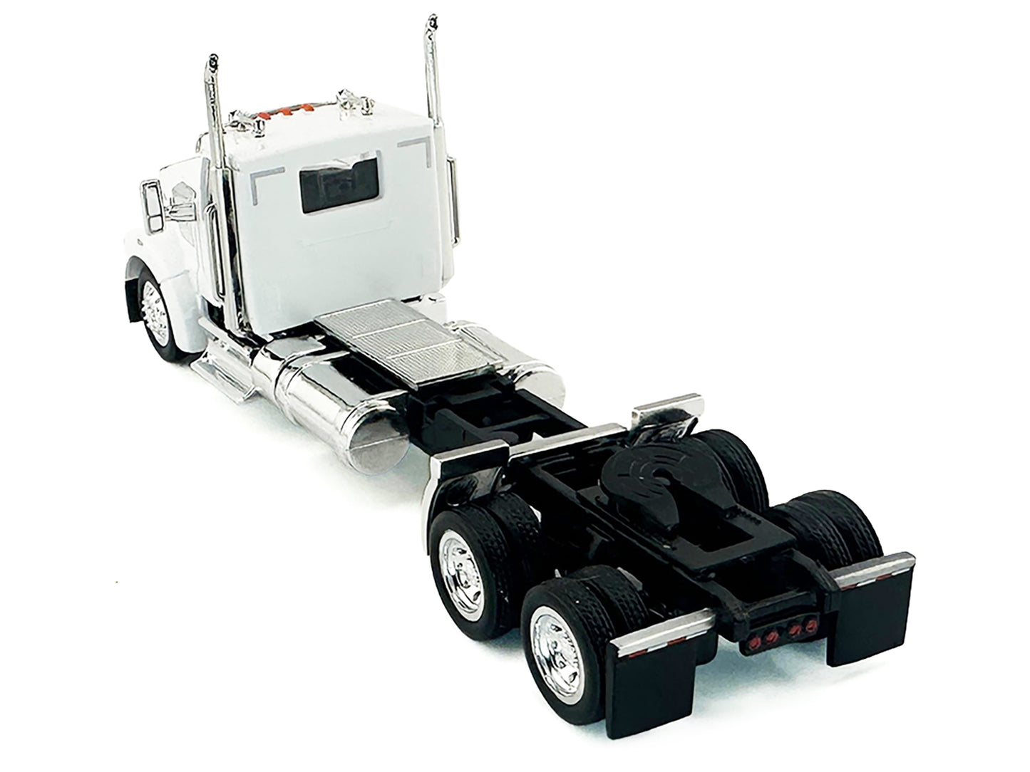 Kenworth W990 2-Axel Day Cab White 1/87 (HO) Plastic Model Car by HO Logistics-DiecastModeler.com