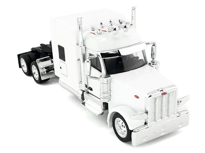 Kenworth W990 with Stand Up Sleeper Cab White 1/87 (HO) Plastic Model Car by HO Logistics-DiecastModeler.com