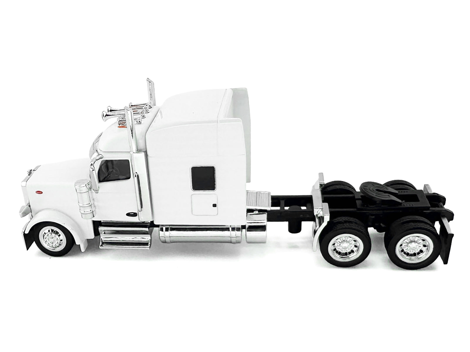 Kenworth W990 with Stand Up Sleeper Cab White 1/87 (HO) Plastic Model Car by HO Logistics-DiecastModeler.com