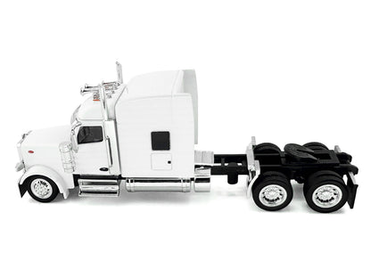 Kenworth W990 with Stand Up Sleeper Cab White 1/87 (HO) Plastic Model Car by HO Logistics-DiecastModeler.com