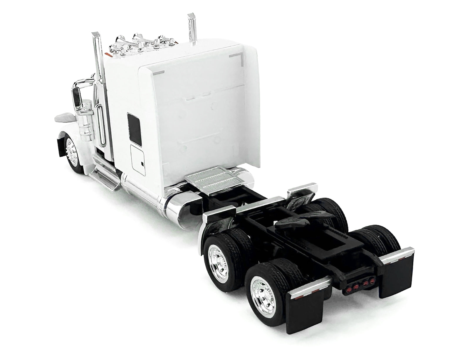 Kenworth W990 with Stand Up Sleeper Cab White 1/87 (HO) Plastic Model Car by HO Logistics-DiecastModeler.com