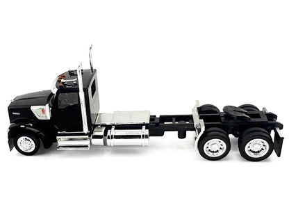 Kenworth W990 2-Axel Day Cab Black 1/87 (HO) Plastic Model Car by HO Logistics