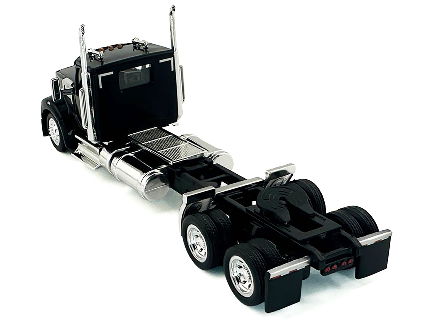 Kenworth W990 2-Axel Day Cab Black 1/87 (HO) Plastic Model Car by HO Logistics