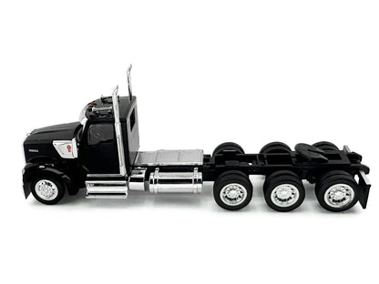 Kenworth W990 3-Axel Day Cab Black 1/87 (HO) Plastic Model Car by HO Logistics