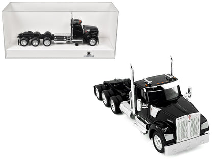 Kenworth W990 3-Axel Day Cab Black 1/87 (HO) Plastic Model Car by HO Logistics