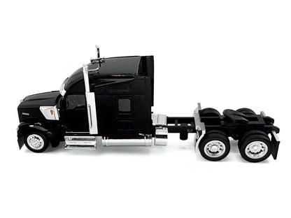 Kenworth W990 with Stand Up Sleeper Cab Black 1/87 (HO) Plastic Model Car by HO Logistics