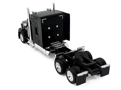 Kenworth W990 with Stand Up Sleeper Cab Black 1/87 (HO) Plastic Model Car by HO Logistics