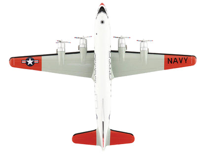 Douglas C-54Q Skymaster Transport Aircraft "US Navy Test Pilot School" (1973) United States Navy "Airliner Series" 1/200 Diecast Model by Hobby Master-DiecastModeler.com