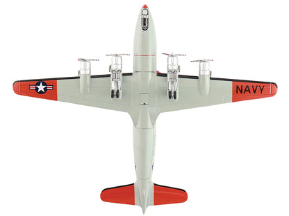 Douglas C-54Q Skymaster Transport Aircraft "US Navy Test Pilot School" (1973) United States Navy "Airliner Series" 1/200 Diecast Model by Hobby Master-DiecastModeler.com