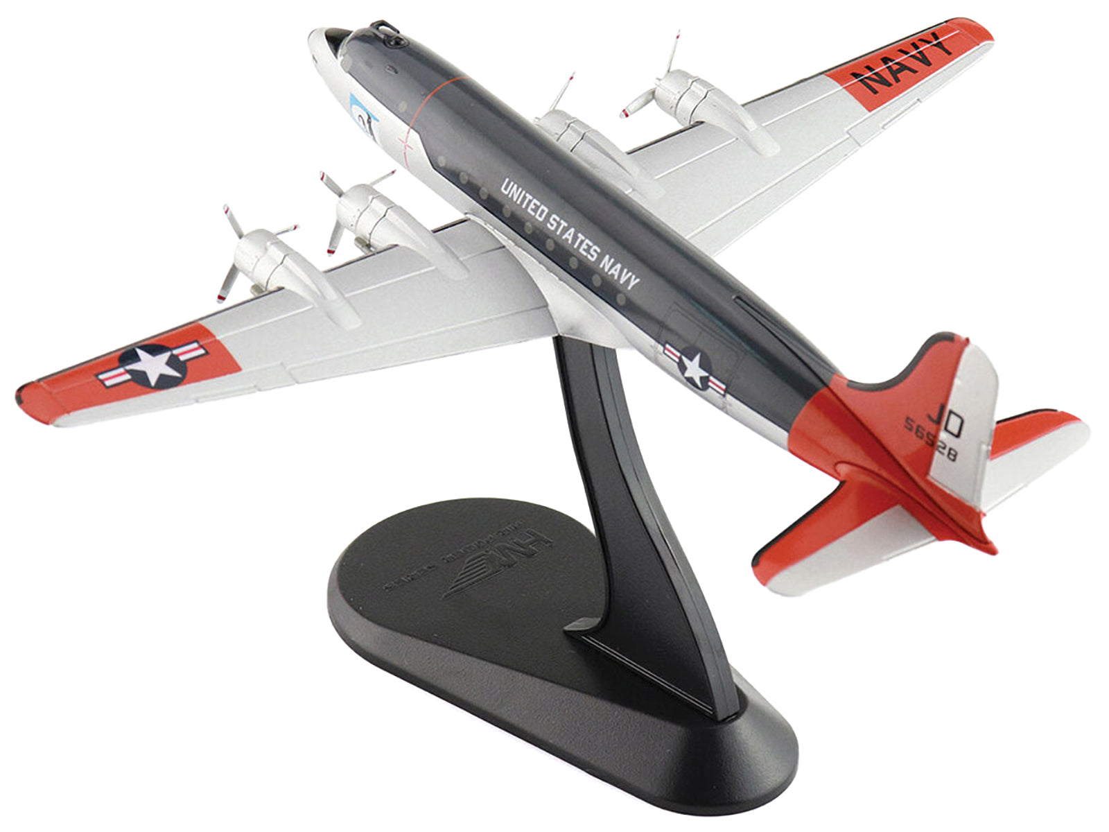 Douglas R5D-3 Skymaster Transport Aircraft "Operation Deep Freeze" (1950s) United States Navy "Airliner Series" 1/200 Diecast Model by Hobby Master-DiecastModeler.com