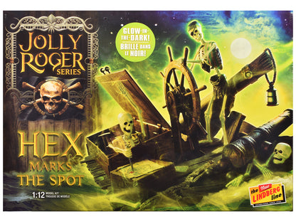Skill 2 Model Kit Jolly Roger Series "Hex Marks the Spot" Diorama Set 1/12 Scale Model by Lindberg-DiecastModeler.com