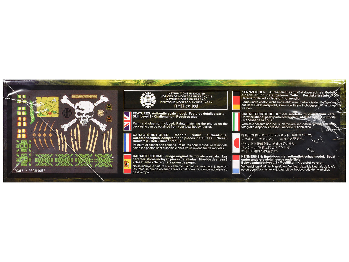 Skill 2 Model Kit Jolly Roger Series "Hex Marks the Spot" Diorama Set 1/12 Scale Model by Lindberg-DiecastModeler.com