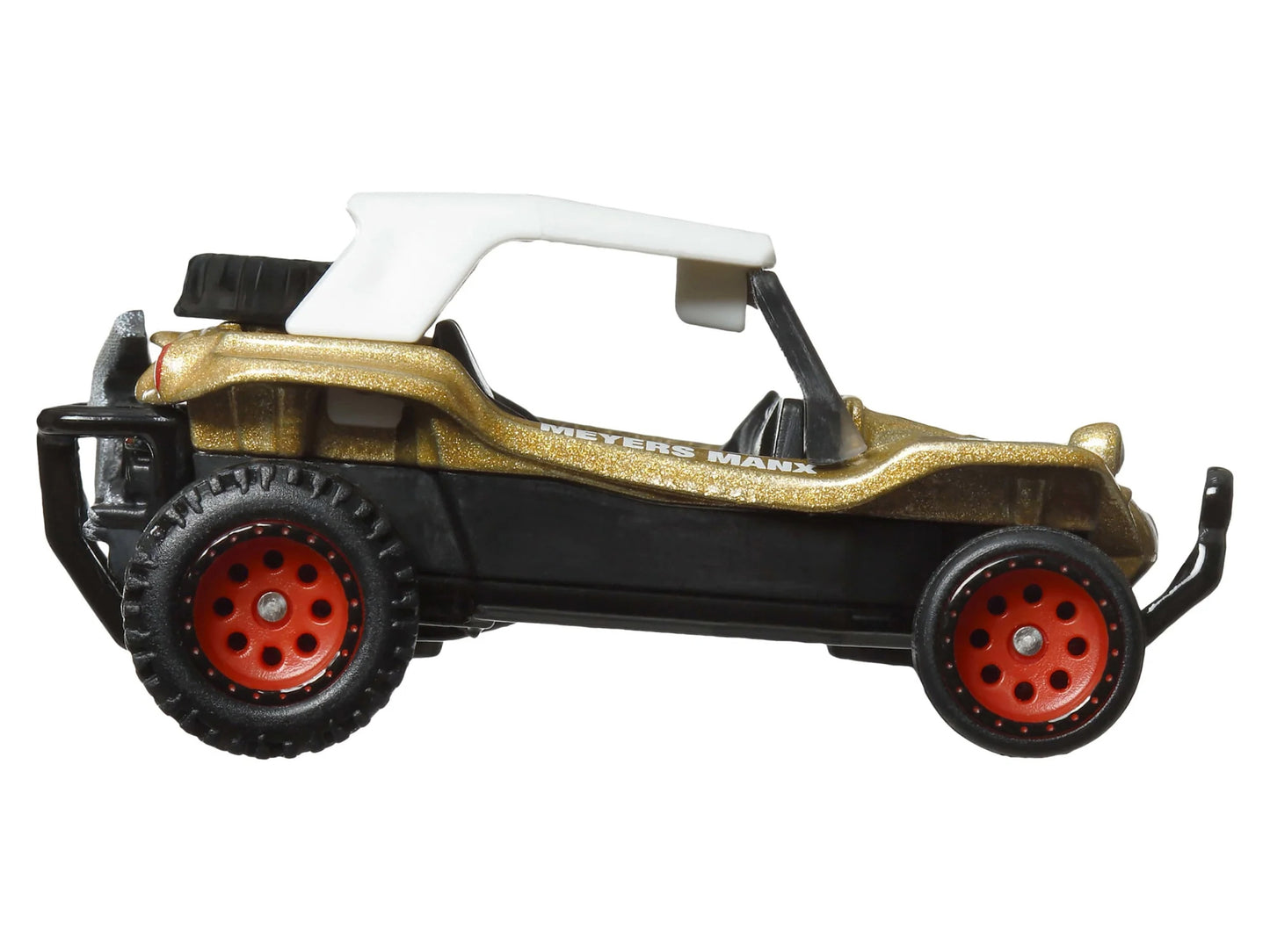 Meyer Manx Dune Buggy #1 Gold Metallic with White Top "Boulevard" Series Diecast Model Car by Hot Wheels