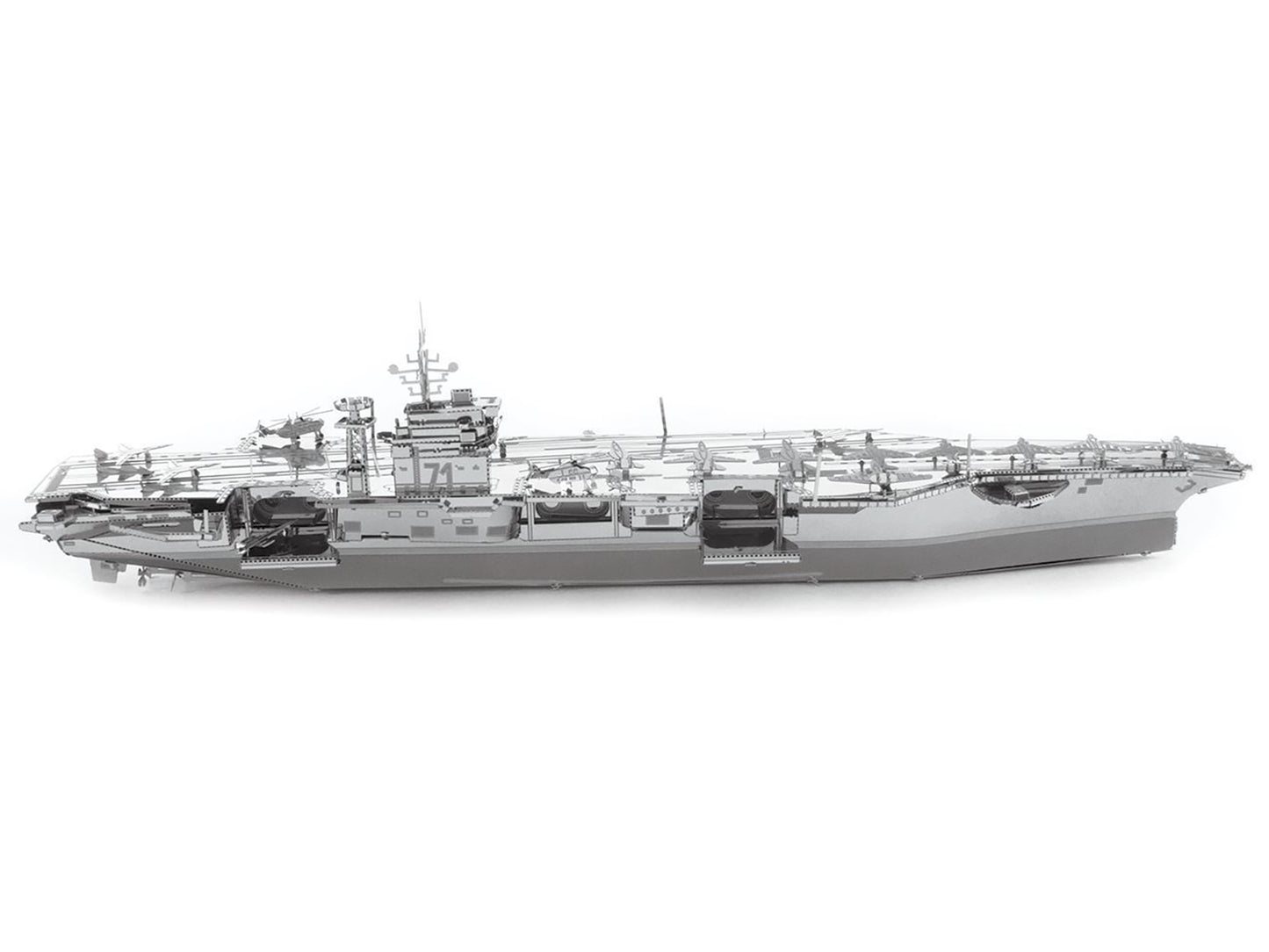 Model Kit USS Theodore Roosevelt CVN-71 Aircraft Carrier (Expert Difficulty) Steel Model by Metal Earth-DiecastModeler.com