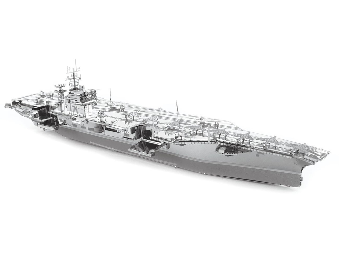 Model Kit USS Theodore Roosevelt CVN-71 Aircraft Carrier (Expert Difficulty) Steel Model by Metal Earth-DiecastModeler.com