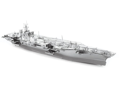 Model Kit USS Theodore Roosevelt CVN-71 Aircraft Carrier (Expert Difficulty) Steel Model by Metal Earth-DiecastModeler.com