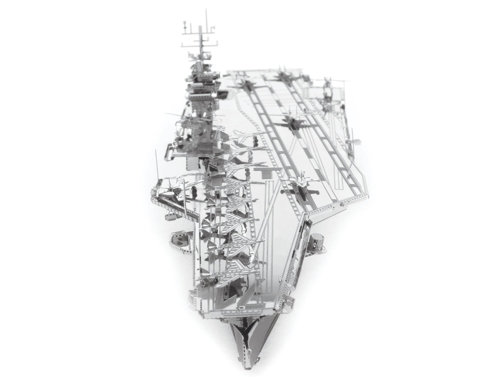Model Kit USS Theodore Roosevelt CVN-71 Aircraft Carrier (Expert Difficulty) Steel Model by Metal Earth-DiecastModeler.com
