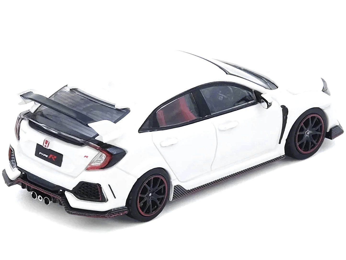 Honda Civic Type R (FK8) RHD (Right Hand Drive) White 1/64 Diecast Model Car by Inno Models
