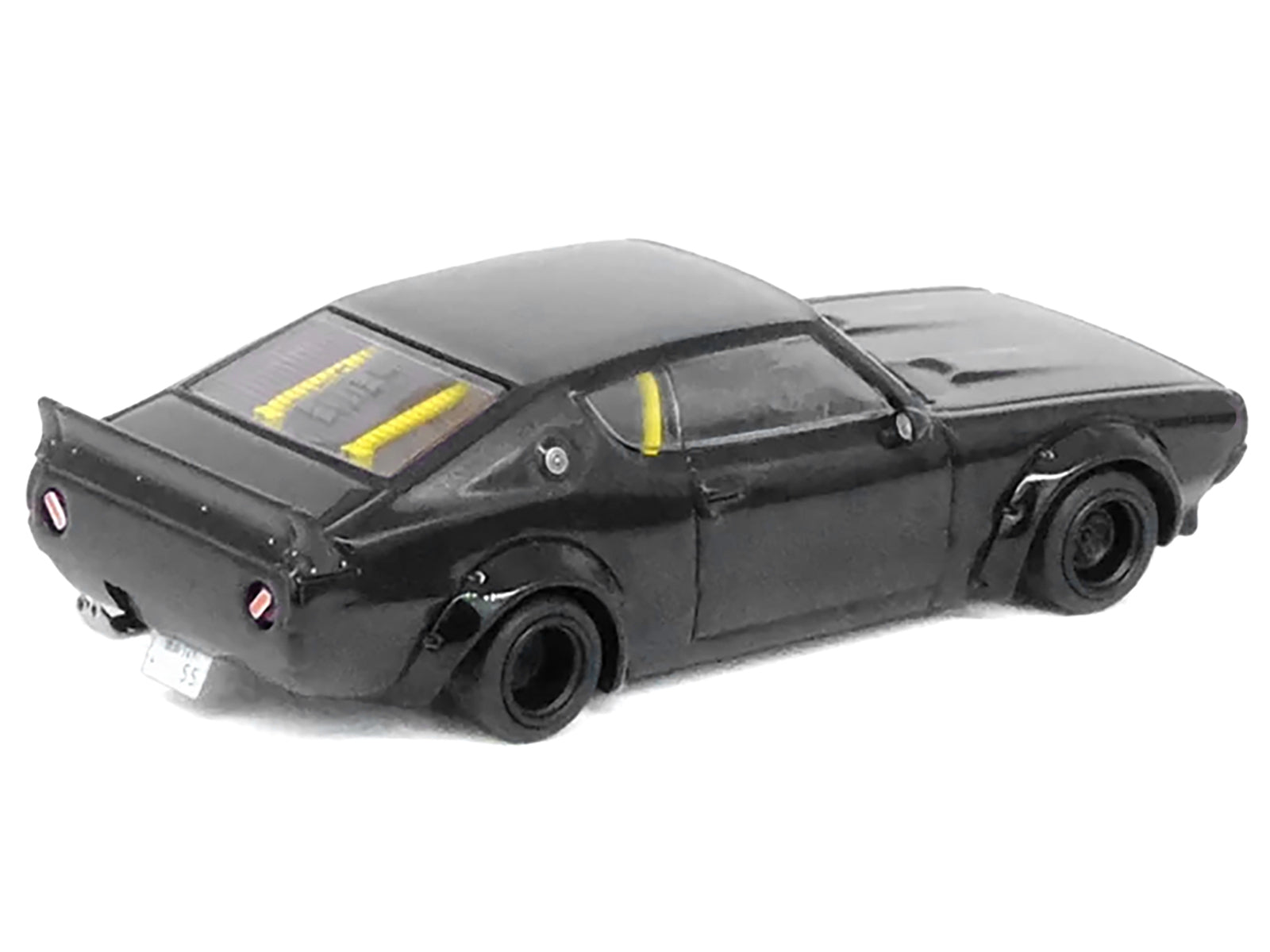 Nissan Skyline 2000 GT-R (KPGC110) RHD (Right Hand Drive) "LB-Works" Black 1/64 Diecast Model Car by Inno Models-DiecastModeler.com
