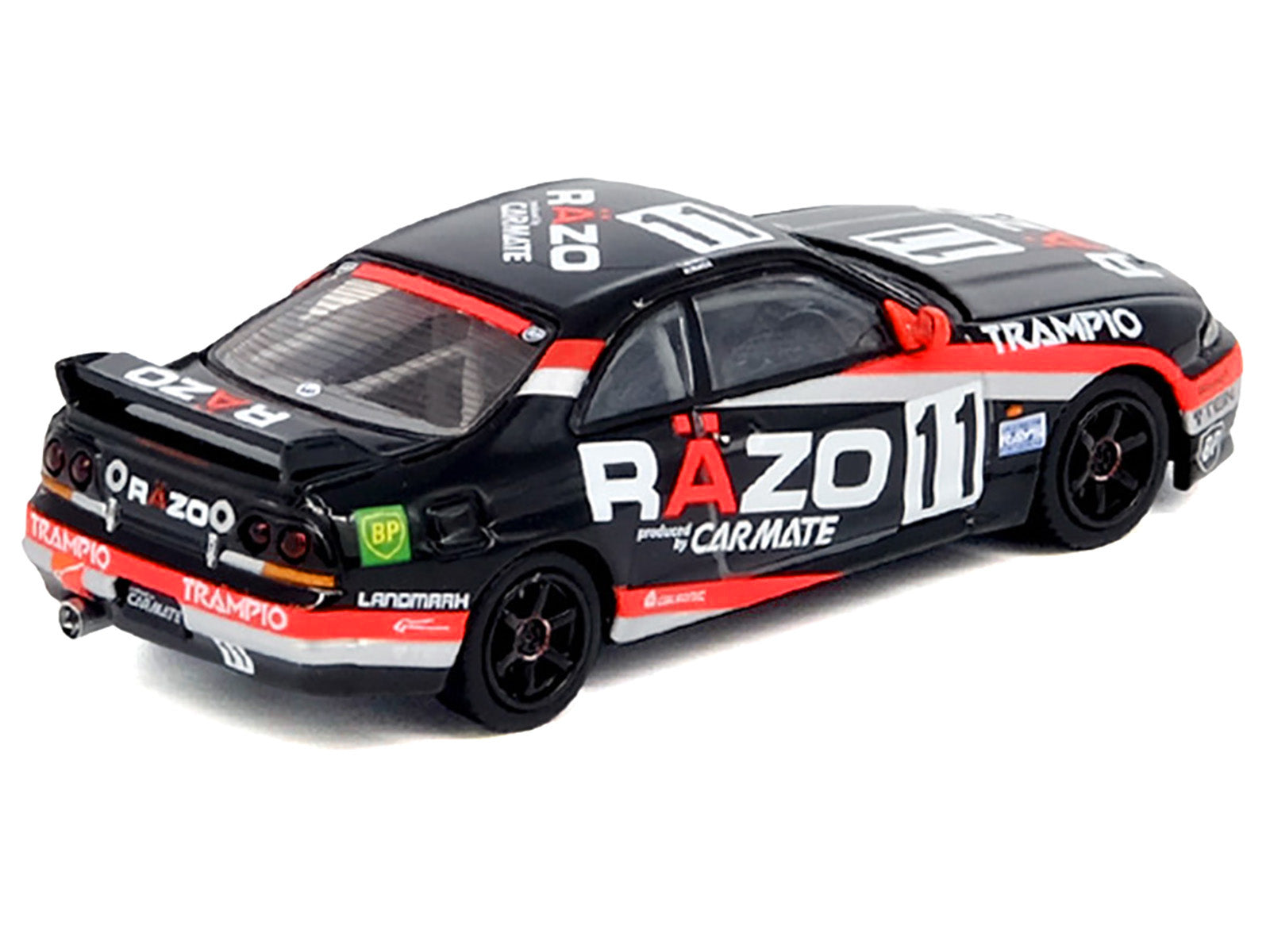 Nissan Skyline GT-R (R33) RHD (Right Hand Drive) #11 "Razo Trampio" N1 Super Endurance Series "Sedan Highland" (1995) 1/64 Diecast Model Car by Inno Models-DiecastModeler.com