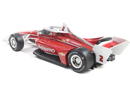 Dallara IndyCar #2 Josef Newgarden "Astemo" Team Penske (Road Course Configuration) "NTT IndyCar Series" (2025) 1/18 Diecast Model Car by IXO Models-DiecastModeler.com