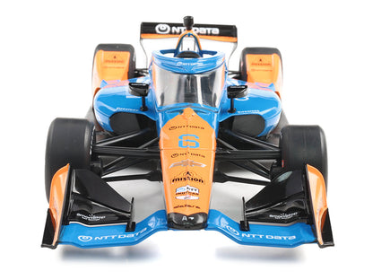 Dallara IndyCar #6 Nolan Siegel "NTT Data" Arrow McLaren (Road Course Configuration) "NTT IndyCar Series" (2025) 1/18 Diecast Model Car by IXO Models-DiecastModeler.com