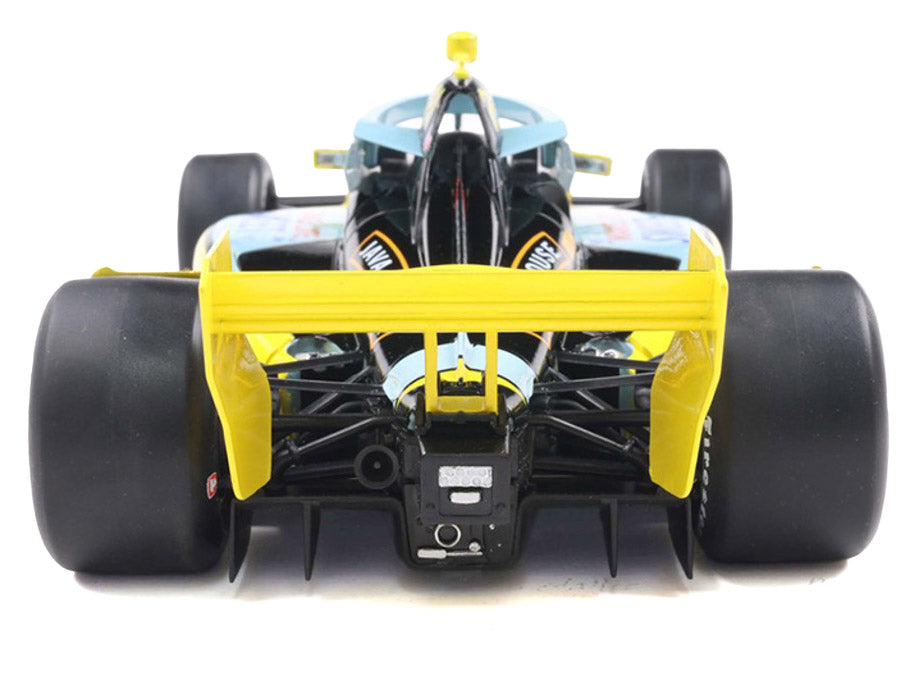 Dallara IndyCar #21 Christian Rasmussen "Splenda" Ed Carpenter Racing (Road Course Configuration) "NTT IndyCar Series" (2025) 1/18 Diecast Model Car by IXO Models-DiecastModeler.com