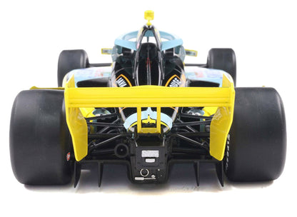 Dallara IndyCar #21 Christian Rasmussen "Splenda" Ed Carpenter Racing (Road Course Configuration) "NTT IndyCar Series" (2025) 1/18 Diecast Model Car by IXO Models-DiecastModeler.com