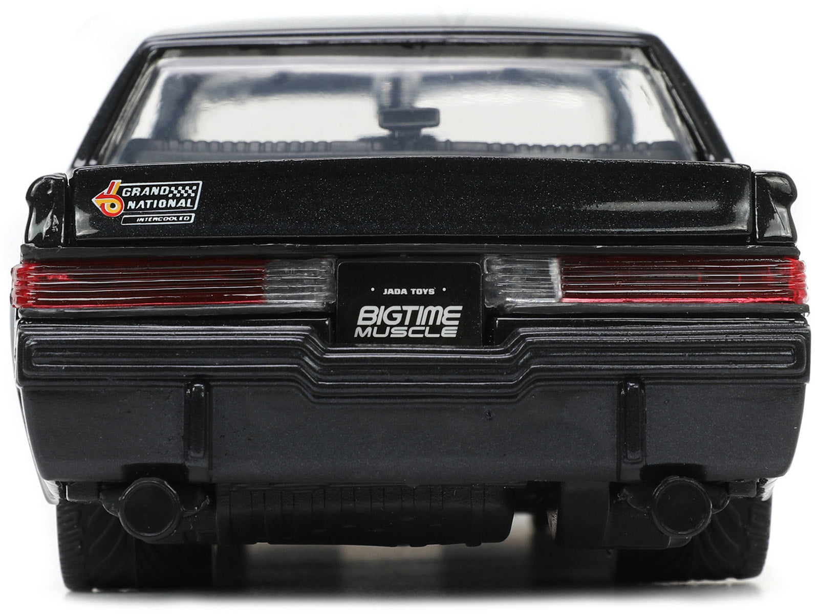 1987 Buick Grand National Black Metallic "Blackbird" "Bigtime Muscle" Series 1/24 Diecast Model Car by Jada-DiecastModeler.com