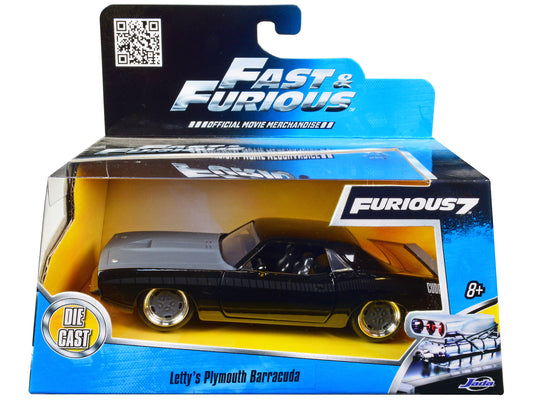 Letty's Plymouth Barracuda "Fast & Furious 7" Movie 1/32 Diecast Model Car by Jada-DiecastModeler.com