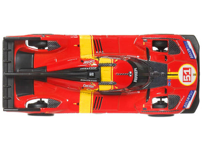 Ferrari 499P #51 Red with Yellow Stripes "Circuit Legends" Series Diecast Model Car by Hot Wheels