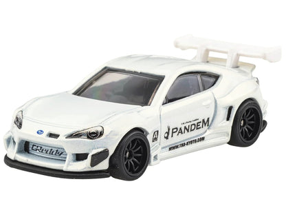 Subaru BRZ Pandem RHD (Right Hand Drive) White Metallic "Circuit Legends" Series Diecast Model Car by Hot Wheels