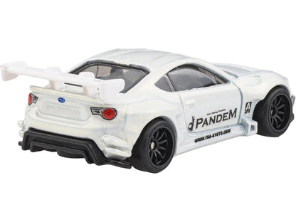 Subaru BRZ Pandem RHD (Right Hand Drive) White Metallic "Circuit Legends" Series Diecast Model Car by Hot Wheels