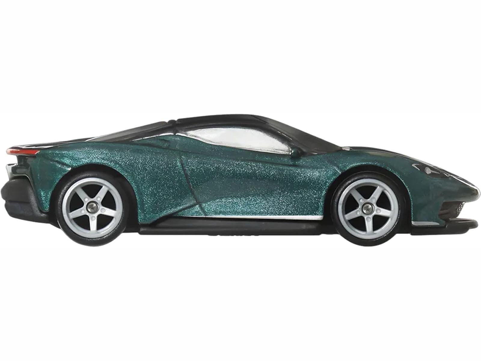 Automobili Pininfarina Battista Green Metallic with Black Top "Euro Speed" Series Diecast Model Car by Hot Wheels-DiecastModeler.com
