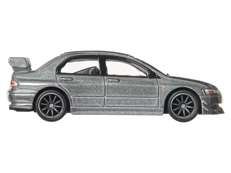 Mitsubishi Lancer Evolution IX Gray Metallic "Ronin Run II" Series Diecast Model Car by Hot Wheels