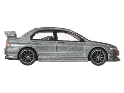 Mitsubishi Lancer Evolution IX Gray Metallic "Ronin Run II" Series Diecast Model Car by Hot Wheels