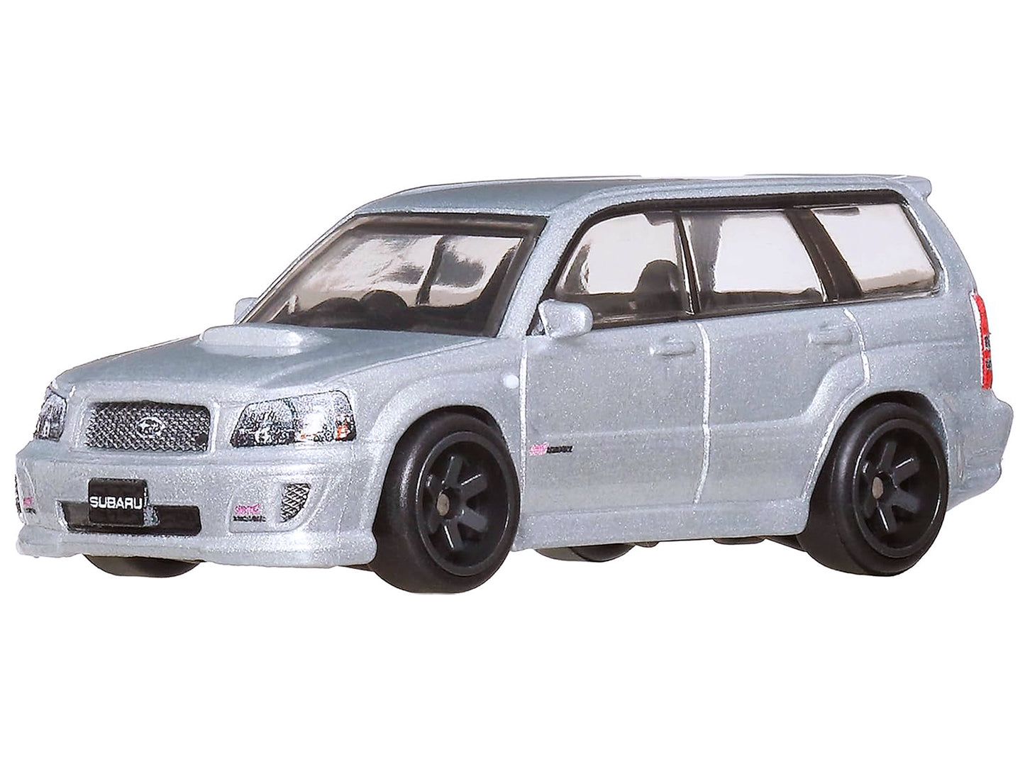 Subaru Forester STI Silver Metallic "Fast Wagons" Series Diecast Model Car by Hot Wheels
