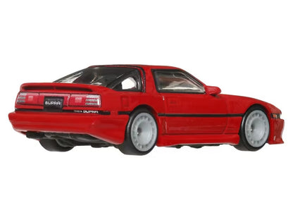 1989 Toyota Supra RHD (Right Hand Drive) Red "Ronin Run II" Series Diecast Model Car by Hot Wheels