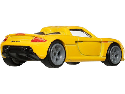 Porsche Carrera GT Yellow "Timeless Icons" Series Diecast Model Car by Hot Wheels