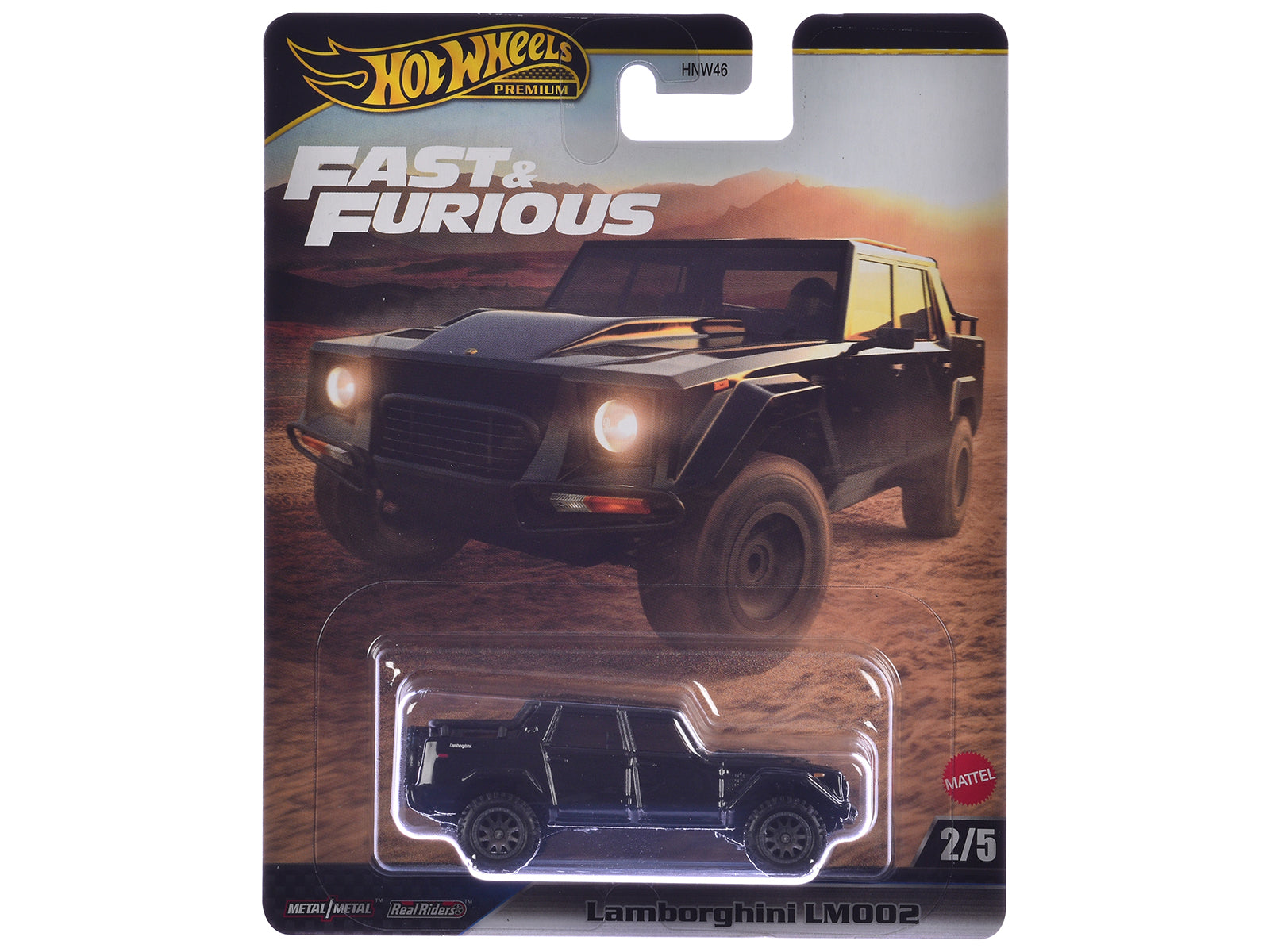 Lamborghini LM002 Black "Fast & Furious" (2009) Movie "Fast & Furious" Series Diecast Model Car by Hot Wheels-DiecastModeler.com