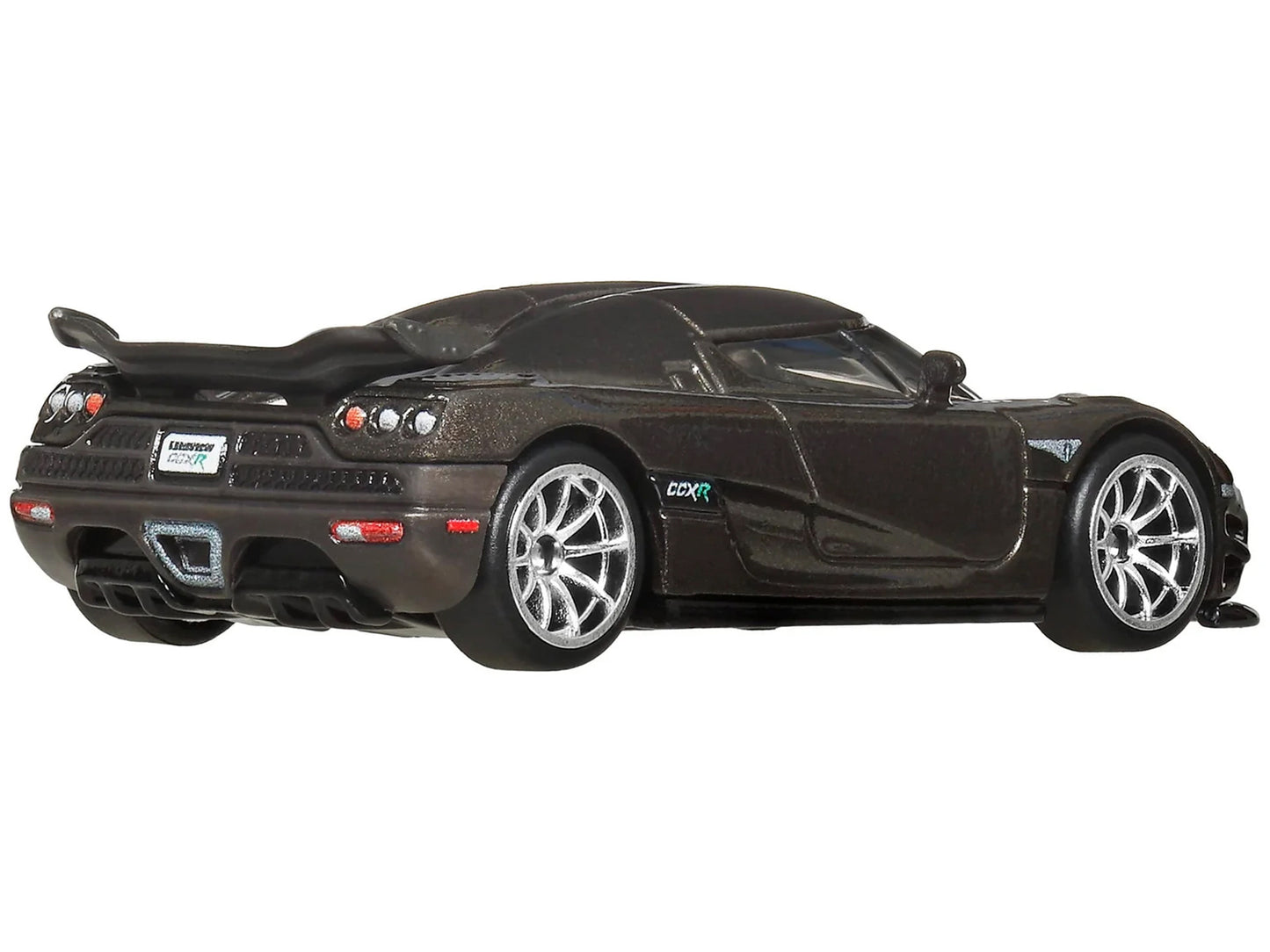Koenigsegg CCXR Dark Gray Metallic "Fast Five" (2011) Movie "Fast & Furious" Series Diecast Model Car by Hot Wheels
