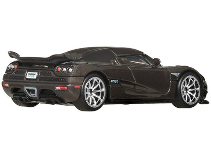 Koenigsegg CCXR Dark Gray Metallic "Fast Five" (2011) Movie "Fast & Furious" Series Diecast Model Car by Hot Wheels